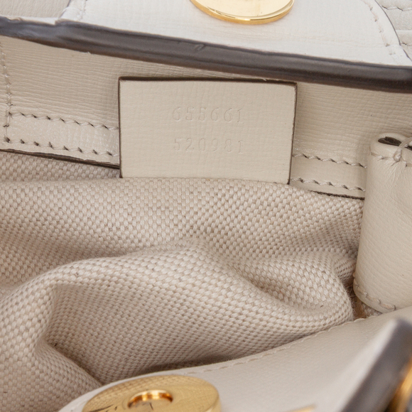 Pre-Loved Gucci Mini Leather Bamboo GG Diana Satchel - Picture 6 of 12